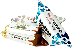 Krówki, cukierki z logo  
