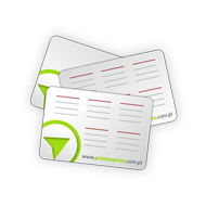 Druk kalendarzyków listkowych, business card |  

